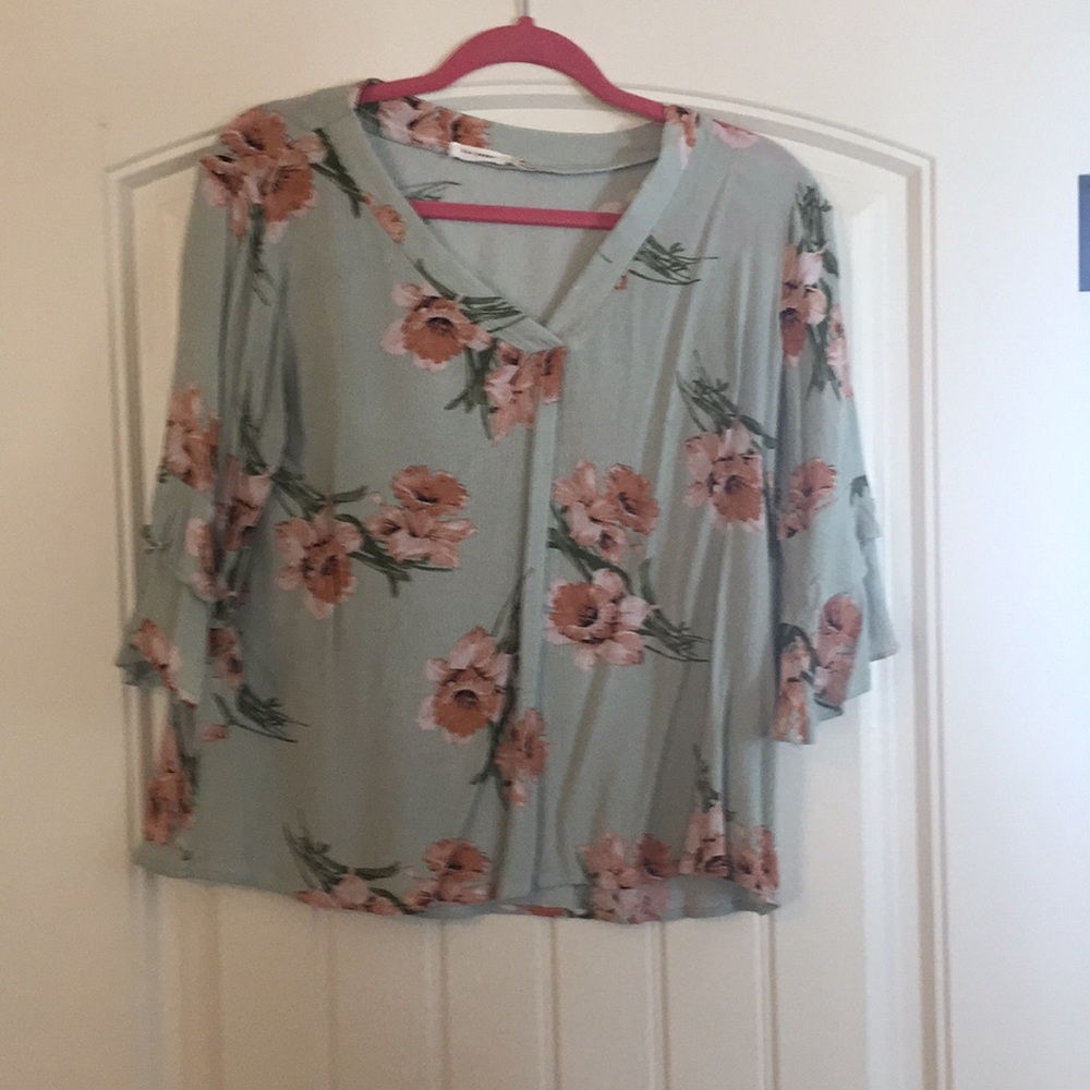 Summer flower blouse